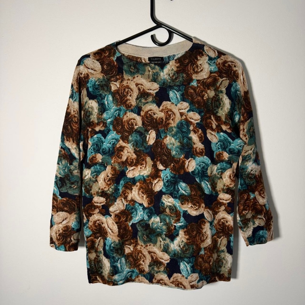 talbots merino wool top